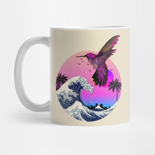 Humming Bird and the Great Wave Mug